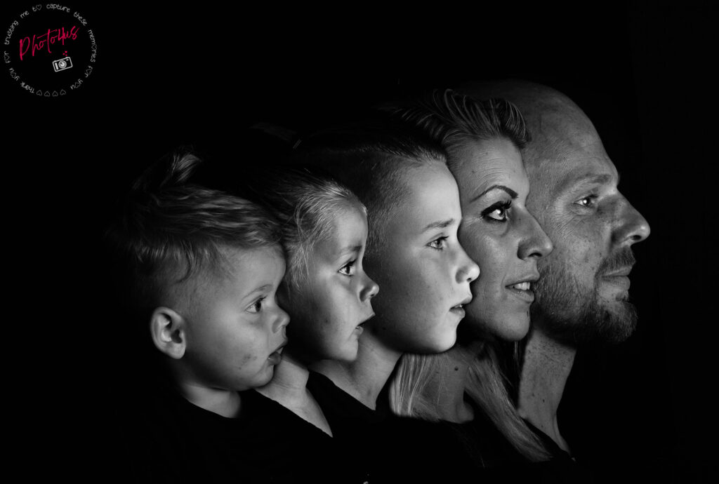 generatiefoto gezinsfoto foto generatie opvolgend zwartwit portret familieportret